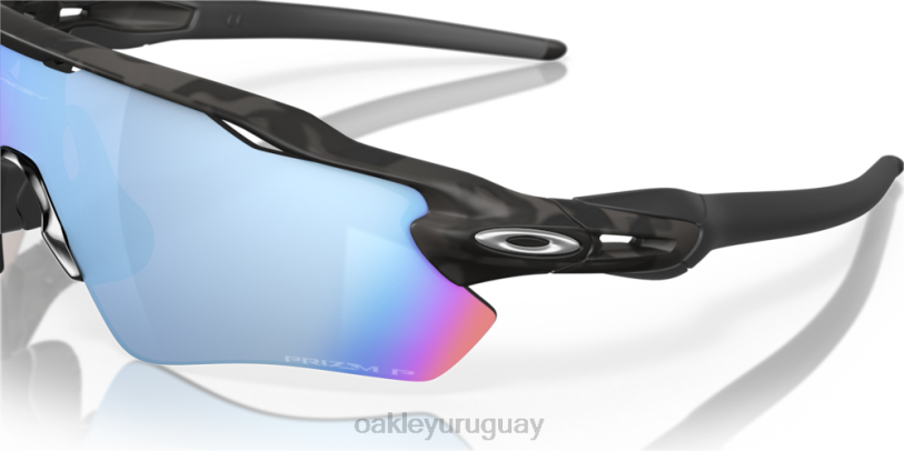 Oakley trayectoria del radar ev XT4H41 gafas Lentes polarizadas Prizm Deep Water, montura de camuflaje negro mate.