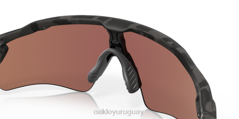 Oakley trayectoria del radar ev XT4H41 gafas Lentes polarizadas Prizm Deep Water, montura de camuflaje negro mate.