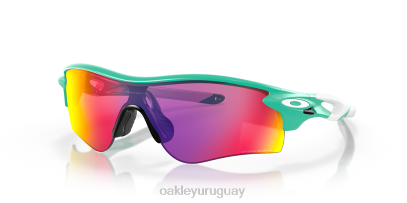 Oakley Colección de colores tradicionales de ruta radarlock (ajuste de puente bajo) XT4H722 gafas Lentes prizm road, montura celeste mate