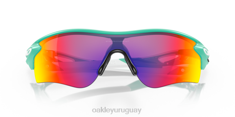 Oakley Colección de colores tradicionales de ruta radarlock (ajuste de puente bajo) XT4H722 gafas Lentes prizm road, montura celeste mate