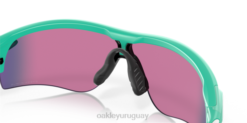 Oakley Colección de colores tradicionales de ruta radarlock (ajuste de puente bajo) XT4H722 gafas Lentes prizm road, montura celeste mate
