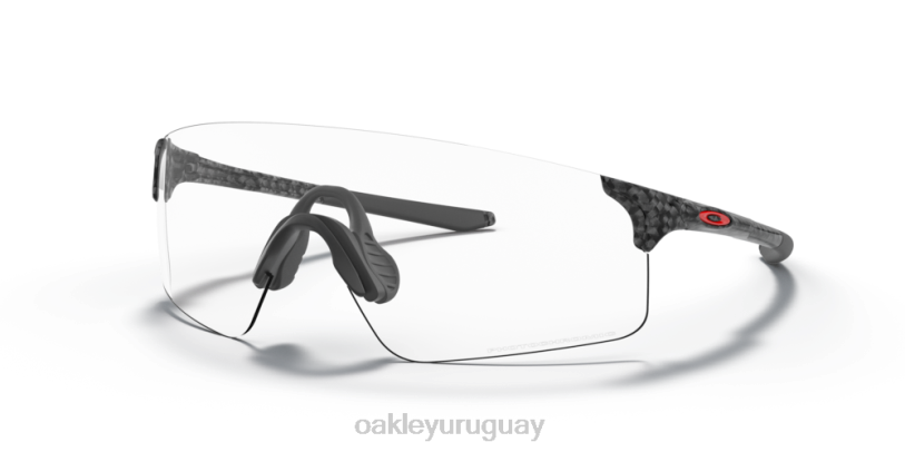 Oakley Cuchillas evzero (ajuste de puente bajo) XT4H978 gafas Lentes fotocromáticas de iridio de transparente a negro, montura de fibra de carbono