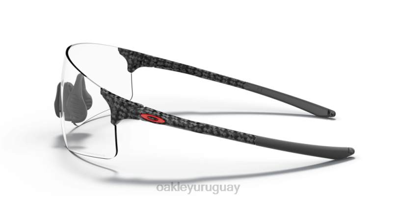 Oakley Cuchillas evzero (ajuste de puente bajo) XT4H978 gafas Lentes fotocromáticas de iridio de transparente a negro, montura de fibra de carbono