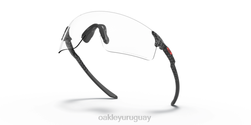 Oakley Cuchillas evzero (ajuste de puente bajo) XT4H978 gafas Lentes fotocromáticas de iridio de transparente a negro, montura de fibra de carbono