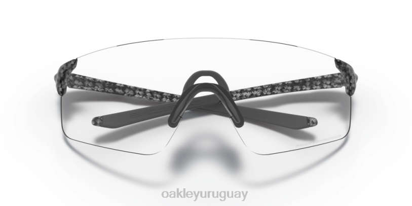 Oakley Cuchillas evzero (ajuste de puente bajo) XT4H978 gafas Lentes fotocromáticas de iridio de transparente a negro, montura de fibra de carbono