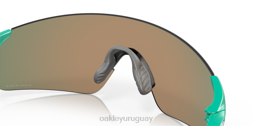Oakley Cuchillas evzero (ajuste de puente bajo) XT4H980 gafas lentes prizm ruby, montura celeste mate