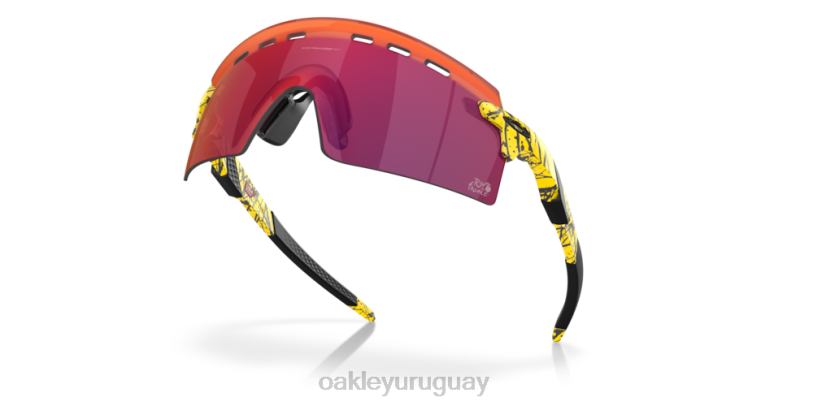 Oakley Huelga de codificadores del Tour de Francia 2023 XT4H771 gafas lentes prizm road, marco tdf salpicado