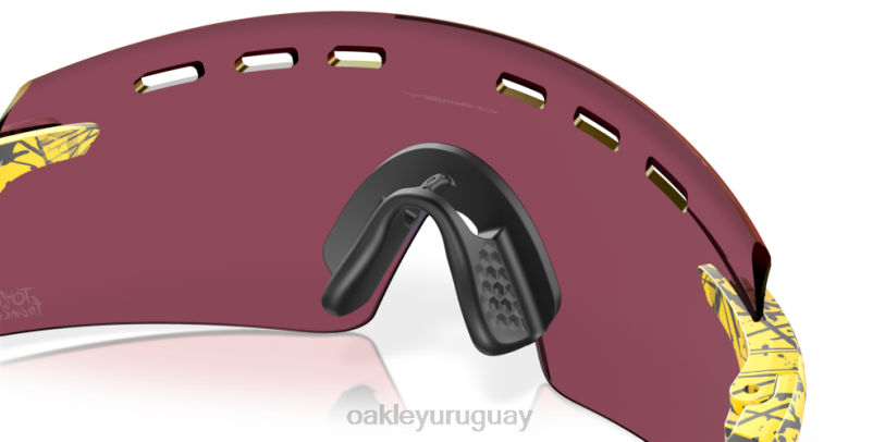 Oakley Huelga de codificadores del Tour de Francia 2023 XT4H771 gafas lentes prizm road, marco tdf salpicado