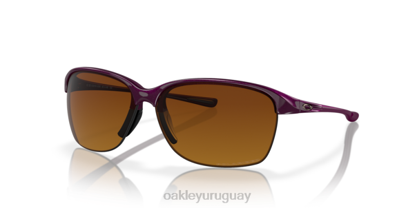 Oakley Imparable XT4H694 gafas lentes polarizadas degradadas marrones, montura spritzer frambuesa