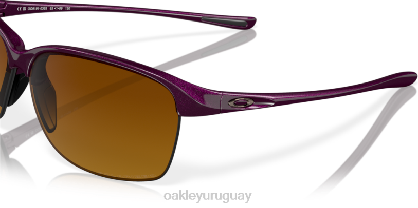 Oakley Imparable XT4H694 gafas lentes polarizadas degradadas marrones, montura spritzer frambuesa