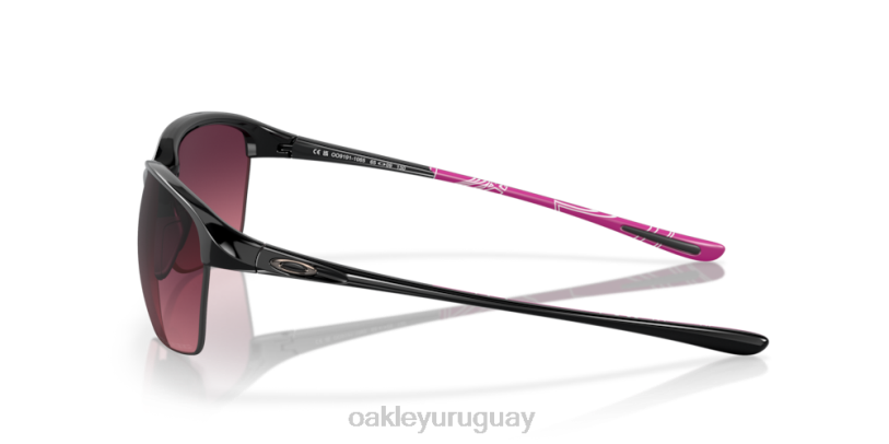 Oakley Imparable XT4H695 gafas lentes polarizadas degradadas rosa, montura negra pulida