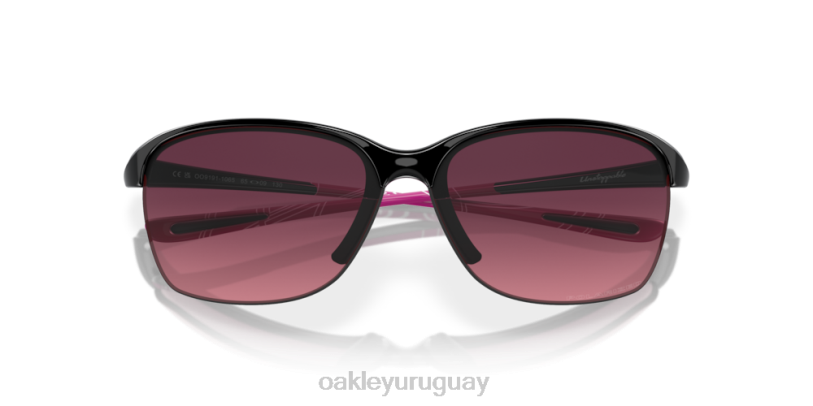Oakley Imparable XT4H695 gafas lentes polarizadas degradadas rosa, montura negra pulida