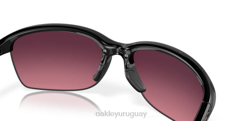 Oakley Imparable XT4H695 gafas lentes polarizadas degradadas rosa, montura negra pulida