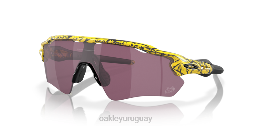 Oakley Ruta EV del radar del Tour de Francia 2023 XT4H729 gafas lentes prizm road negras, montura tdf splatter