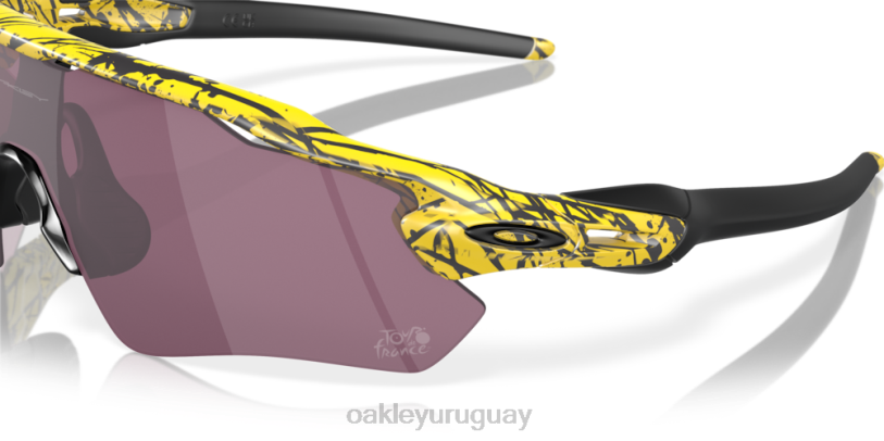 Oakley Ruta EV del radar del Tour de Francia 2023 XT4H729 gafas lentes prizm road negras, montura tdf splatter