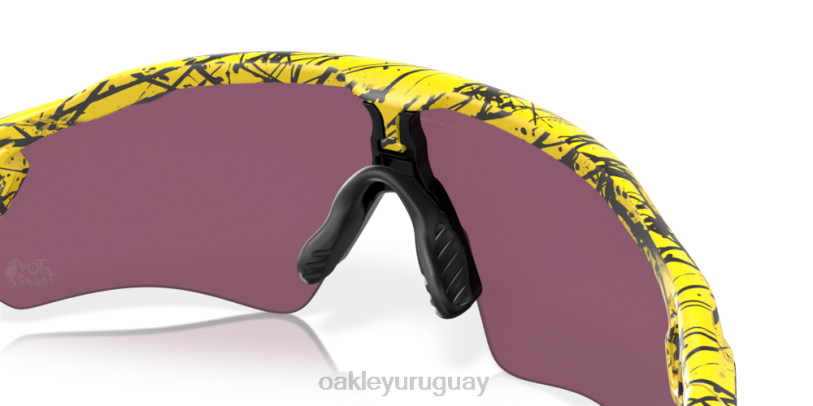 Oakley Ruta EV del radar del Tour de Francia 2023 XT4H729 gafas lentes prizm road negras, montura tdf splatter