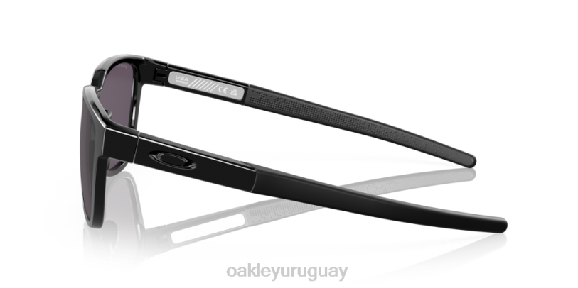 Oakley actuador (ajuste de puente bajo) XT4H837 gafas lentes gris prizm, montura negra pulida