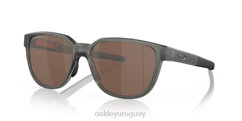 Oakley actuador (ajuste de puente bajo) XT4H839 gafas Lentes Prizm de tungsteno, montura gris humo mate.