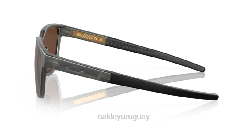 Oakley actuador (ajuste de puente bajo) XT4H839 gafas Lentes Prizm de tungsteno, montura gris humo mate.