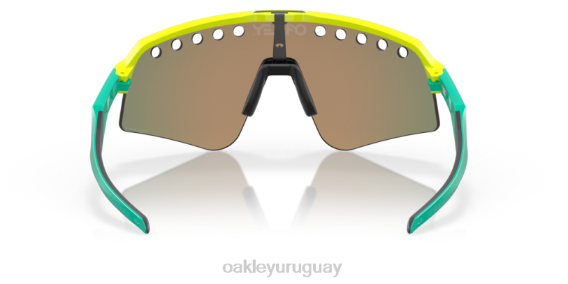 Oakley barrido sutro lite (ventilado) XT4H233 gafas Lentes prizm ruby, montura amarilla pelota de tenis