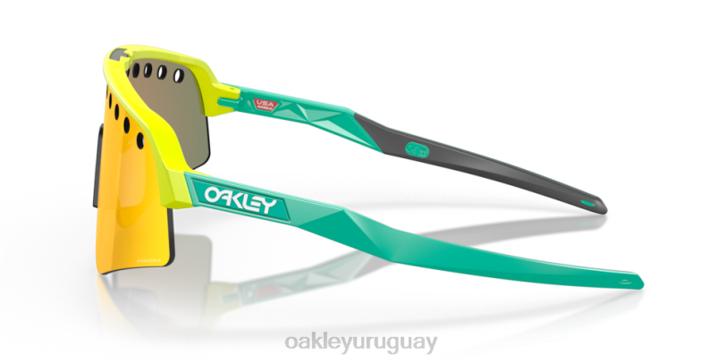 Oakley barrido sutro lite (ventilado) XT4H233 gafas Lentes prizm ruby, montura amarilla pelota de tenis