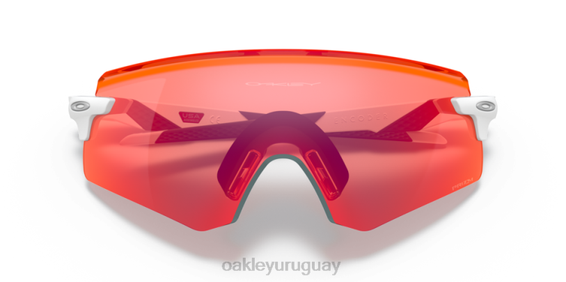 Oakley codificador (ajuste de puente bajo) XT4H1057 gafas Lentes Prizm Field, montura blanca pulida.