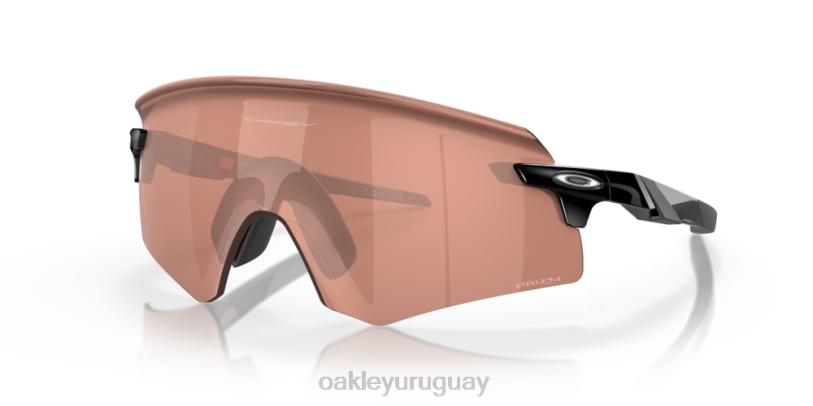 Oakley codificador (ajuste de puente bajo) XT4H1061 gafas Lentes Prizm Dark Golf, montura negra pulida.