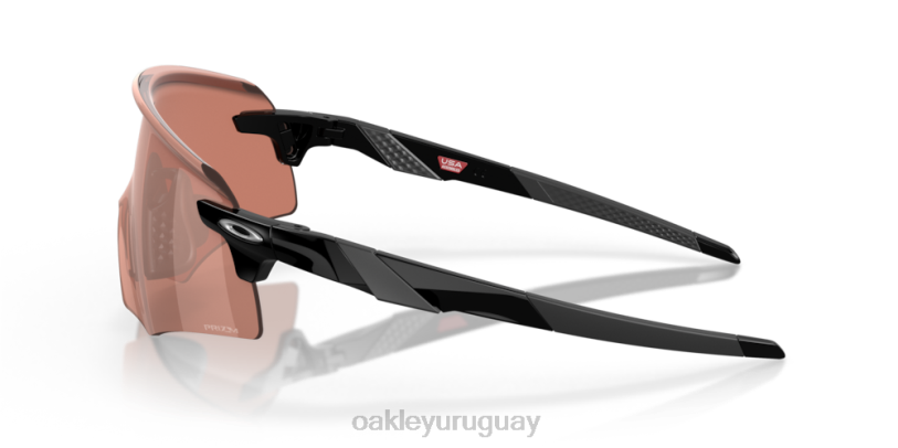 Oakley codificador (ajuste de puente bajo) XT4H1061 gafas Lentes Prizm Dark Golf, montura negra pulida.