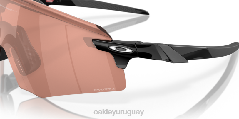 Oakley codificador (ajuste de puente bajo) XT4H1061 gafas Lentes Prizm Dark Golf, montura negra pulida.