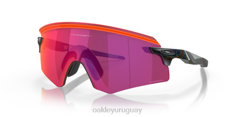 Oakley codificador (ajuste de puente bajo) XT4H1062 gafas lentes prizm road, montura galaxia oscura