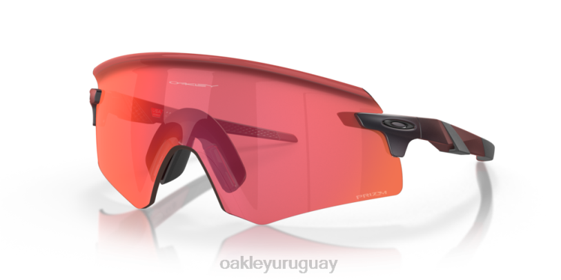 Oakley codificador (ajuste de puente bajo) XT4H1063 gafas Lentes prizm trail torch, montura colorshift rojo mate