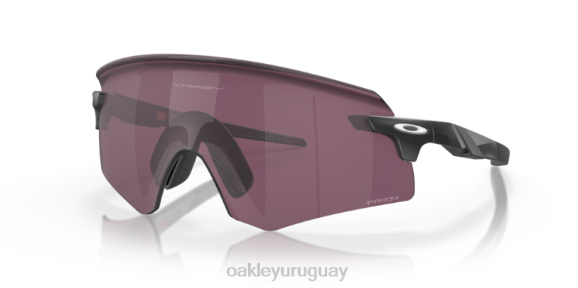 Oakley codificador (ajuste de puente bajo) XT4H1064 gafas lentes prizm road negras, montura de carbono mate