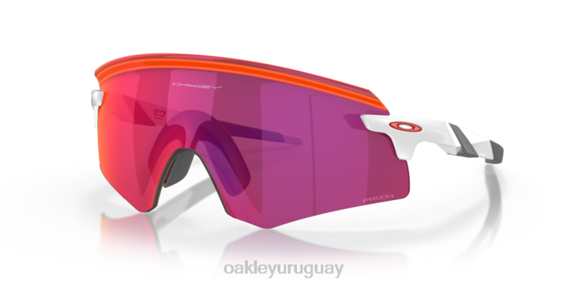 Oakley codificador (ajuste de puente bajo) XT4H1067 gafas Lentes prizm road, montura blanca.