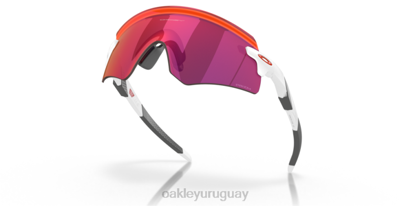 Oakley codificador (ajuste de puente bajo) XT4H1067 gafas Lentes prizm road, montura blanca.