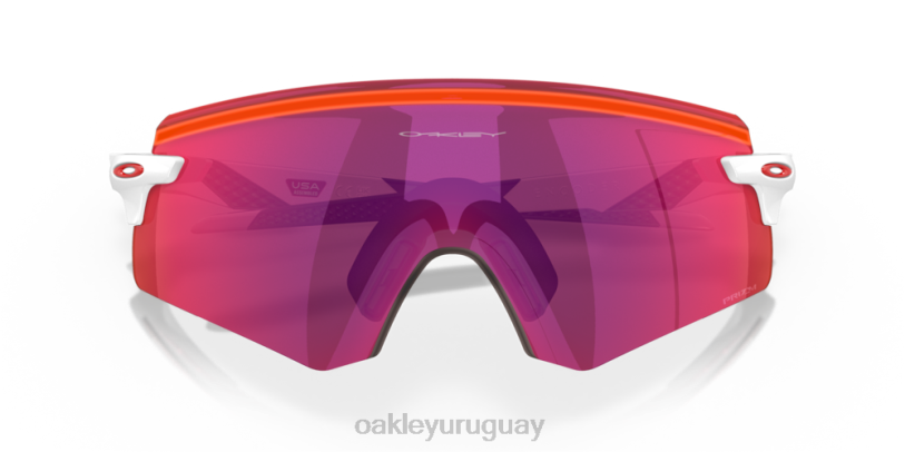 Oakley codificador (ajuste de puente bajo) XT4H1067 gafas Lentes prizm road, montura blanca.