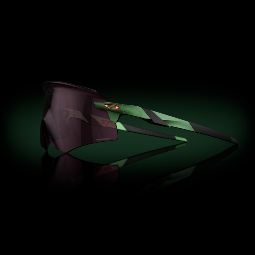 Oakley codificador (ajuste de puente bajo) colección ascend XT4H1069 gafas Lentes prizm road negras, montura verde espectro gamma