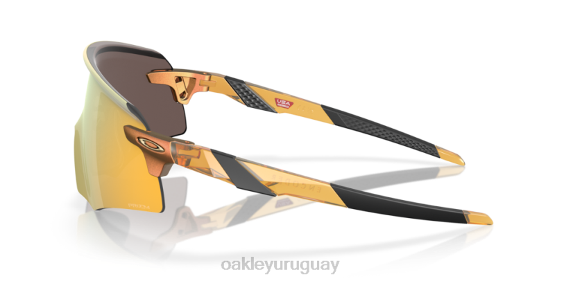 Oakley codificador descubrir colección XT4H1054 gafas Lentes prizm 24k, montura curry claro transparente