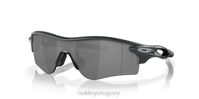 Oakley colección de alta resolución de ruta de bloqueo de radar (ajuste de puente bajo) XT4H723 gafas Lentes prizm polarizadas negras, montura de carbono de alta resolución.