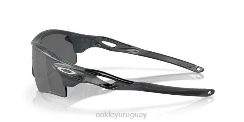 Oakley colección de alta resolución de ruta de bloqueo de radar (ajuste de puente bajo) XT4H723 gafas Lentes prizm polarizadas negras, montura de carbono de alta resolución.