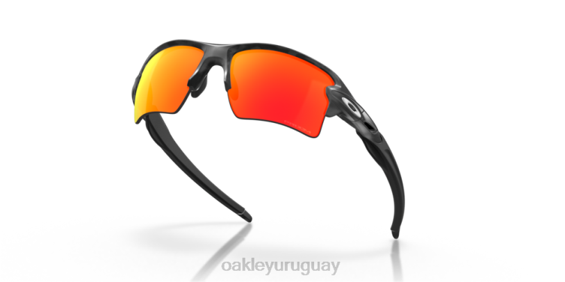 Oakley colección de camuflaje negro flak 2.0 xl XT4H134 gafas Lentes Prizm Ruby, montura camo negra.