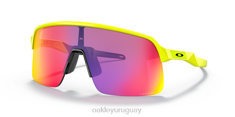 Oakley colección sutro lite (ajuste de puente bajo) amarillo neón XT4H995 gafas Lentes prizm road, montura amarilla pelota de tenis