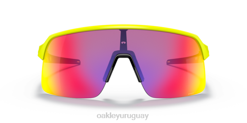 Oakley colección sutro lite (ajuste de puente bajo) amarillo neón XT4H995 gafas Lentes prizm road, montura amarilla pelota de tenis