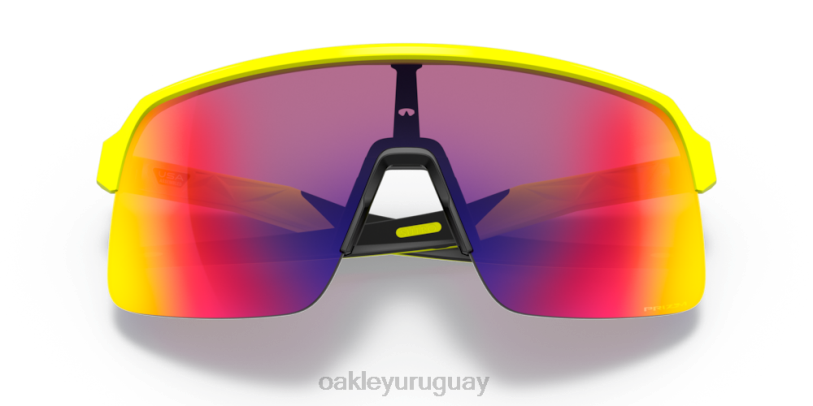 Oakley colección sutro lite (ajuste de puente bajo) amarillo neón XT4H995 gafas Lentes prizm road, montura amarilla pelota de tenis