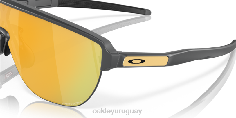 Oakley corredor XT4H117 gafas Lentes de iridio de 24k, marco de carbono mate.