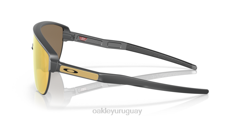 Oakley corredor (ajuste de puente bajo) XT4H167 gafas Lentes de iridio de 24k, marco de carbono mate.