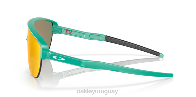 Oakley corredor (ajuste de puente bajo) XT4H168 gafas lentes prizm ruby, montura celeste mate