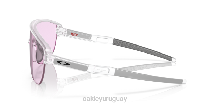 Oakley corredor (ajuste de puente bajo) XT4H170 gafas Lentes Prizm para poca luz, montura transparente mate.