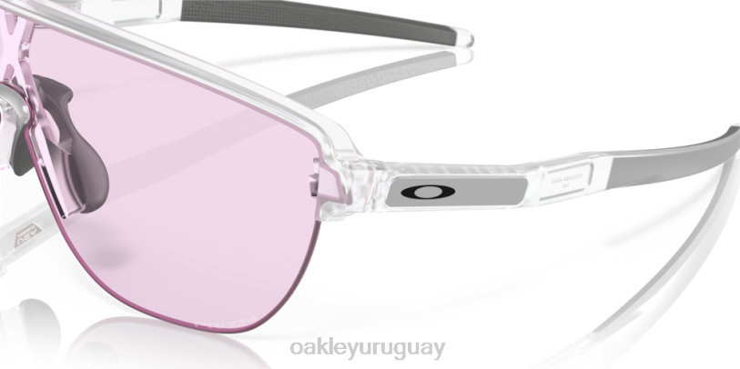 Oakley corredor (ajuste de puente bajo) XT4H170 gafas Lentes Prizm para poca luz, montura transparente mate.