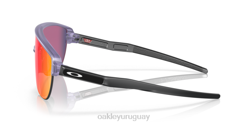 Oakley corredor (ajuste de puente bajo) XT4H171 gafas Lentes prizm road, montura lila transparente mate