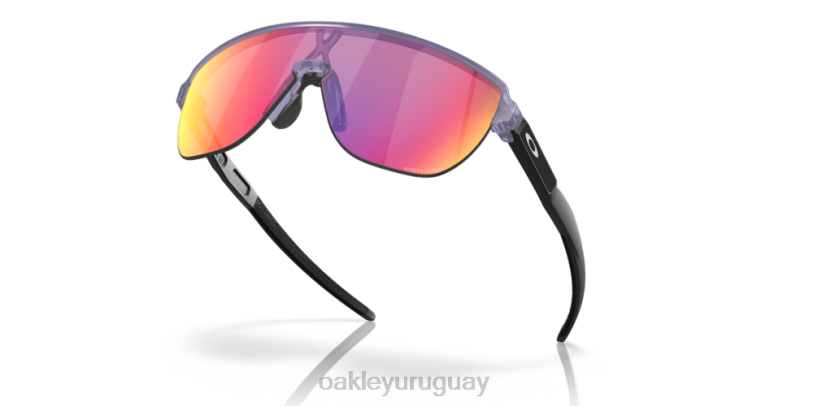 Oakley corredor (ajuste de puente bajo) XT4H171 gafas Lentes prizm road, montura lila transparente mate